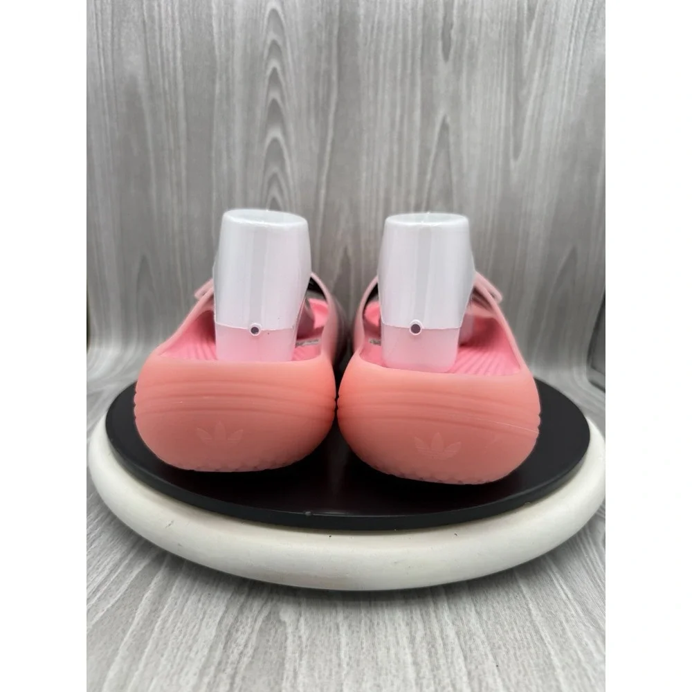 Adidas Originals Adislide Mens Size 10 Pink Black Slip On Slide Comfort JP6300